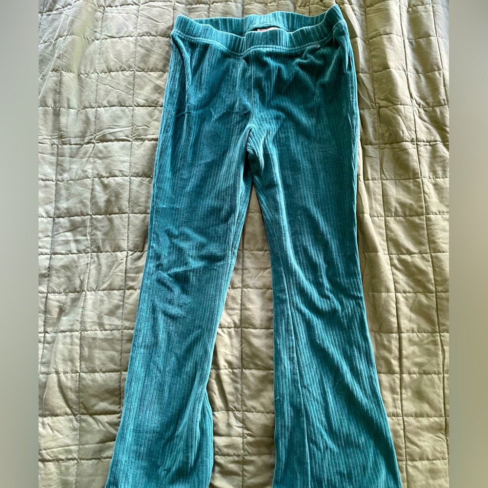 Girls Velour Flare pants